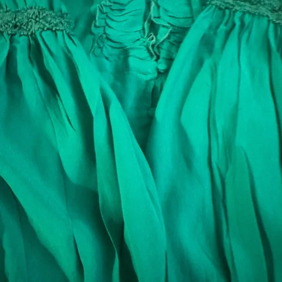 Chic Teal Long Sleeve Maxi Dress - Picture 11 of 15